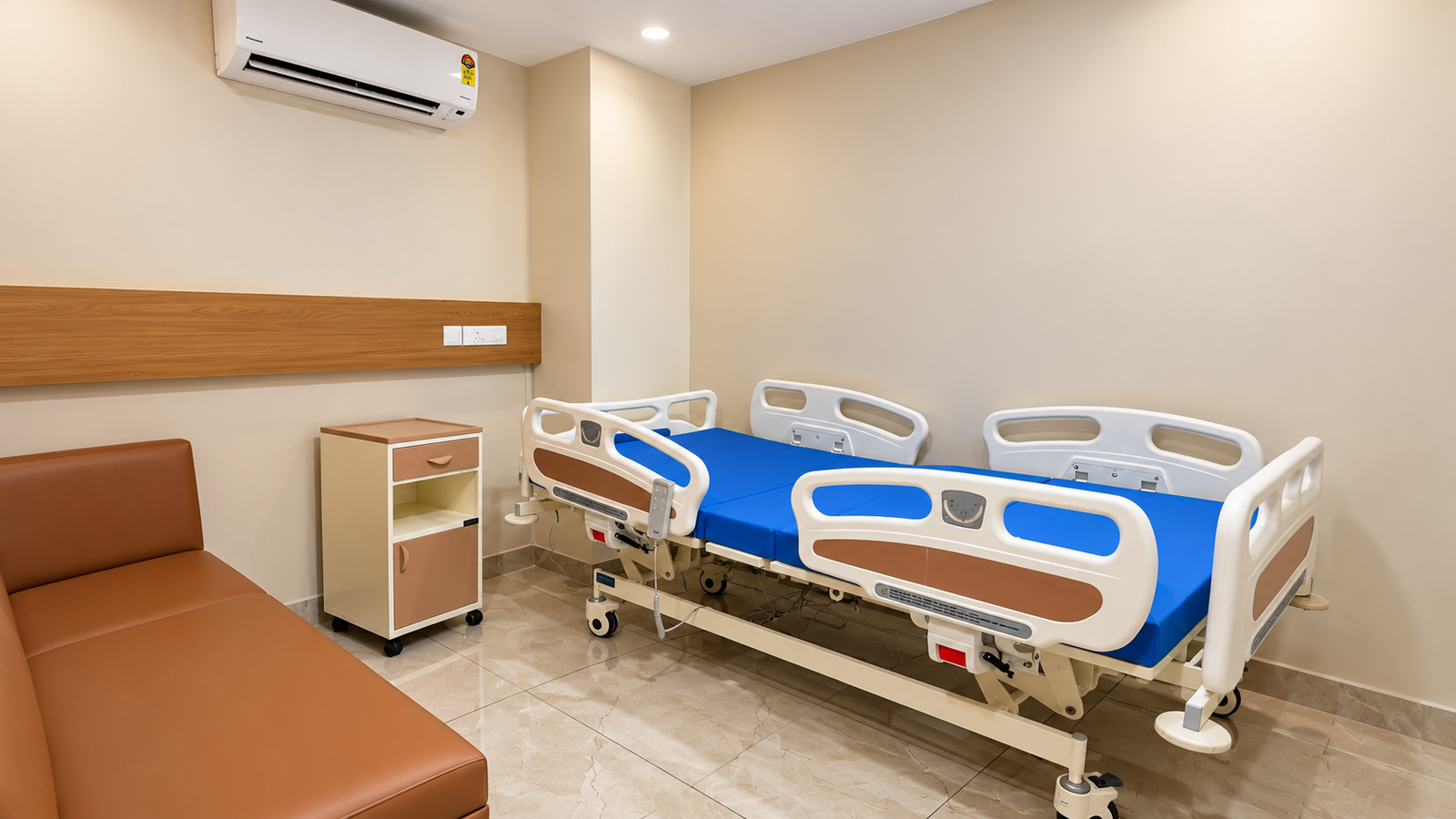 Modern patient room at Laser Pro Clinics